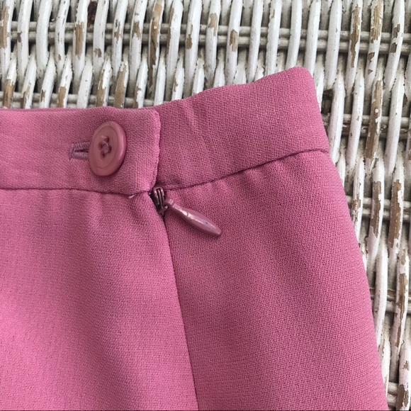 🆕{Rena Rowan SEVILLE} Vintage High-waist Pink Mini Skirt - Picture 4 of 5